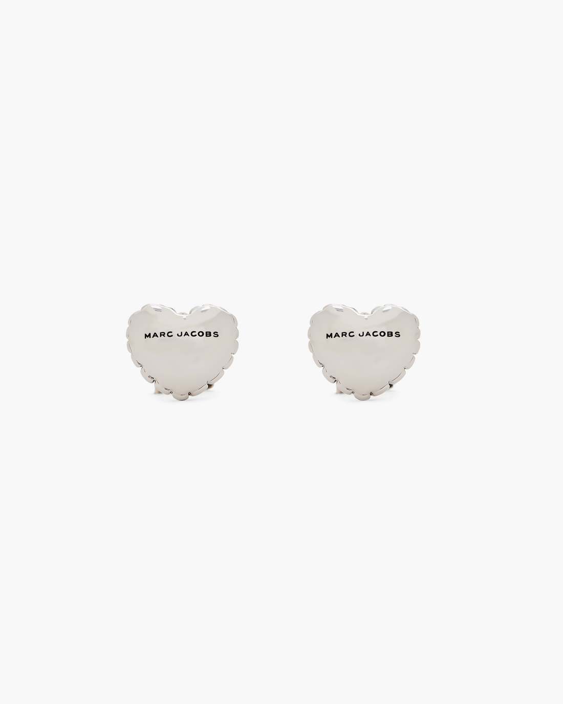 Marc Jacobs Top Pick | The Heart Balloon Stud Earrings Light Antique Silver