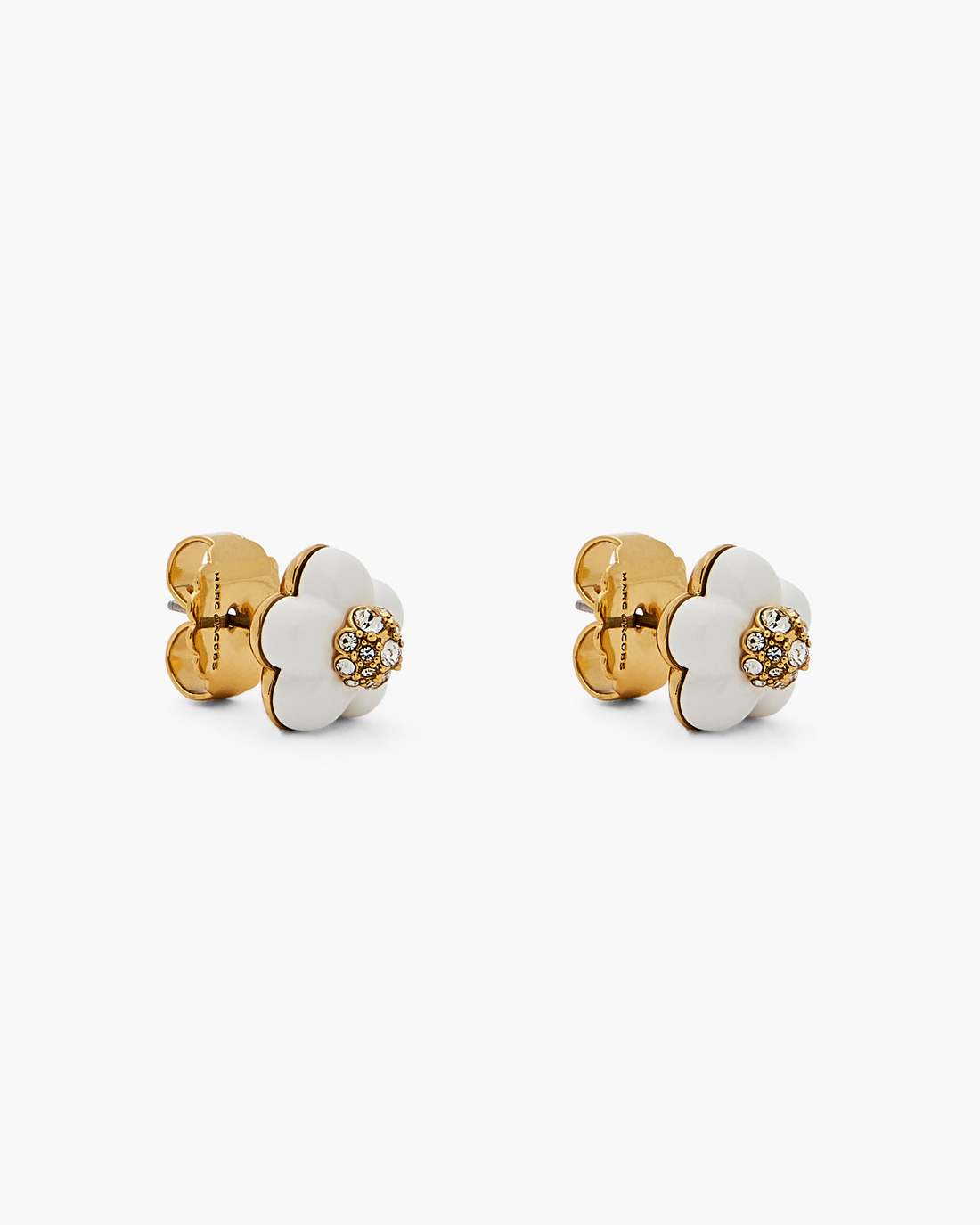 Marc Jacobs Essential | The Daisy Stud Earrings Gold/White