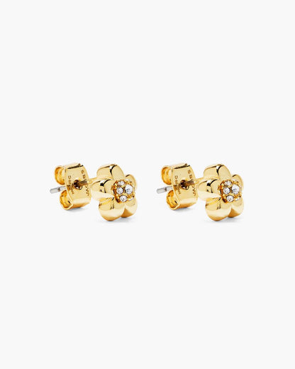 Marc Jacobs Latest | The Daisy Earrings Gold/Crystal