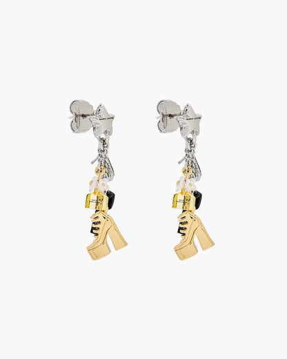 Marc Jacobs Best Price | The Mini Icon Charm Earrings Gold/Silver