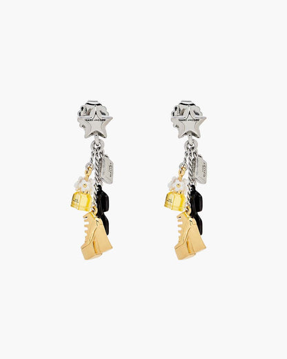 Marc Jacobs Best Price | The Mini Icon Charm Earrings Gold/Silver