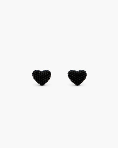 Marc Jacobs Premium | The Heart Balloon Pave Earrings Black/Black Crystal