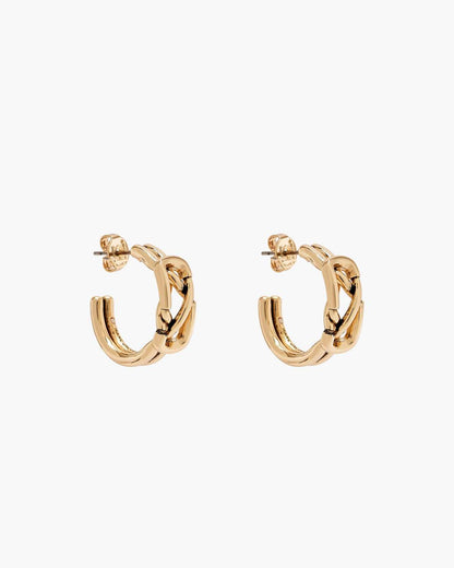 Marc Jacobs Best Price | The Dual Hoop Earrings Gold