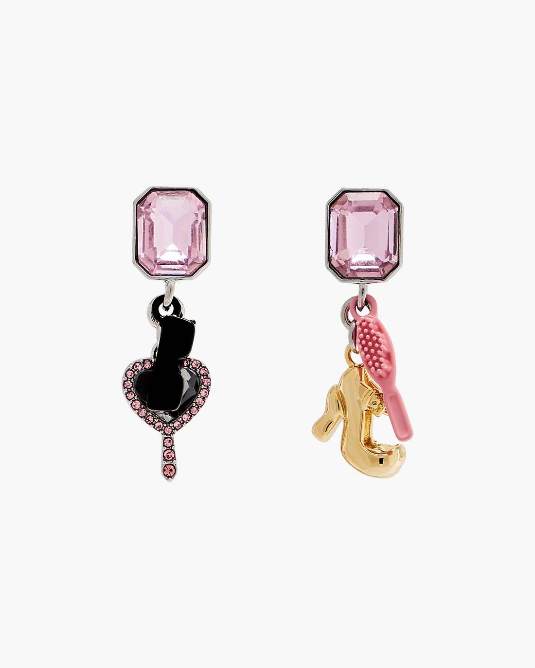 Marc Jacobs Signature | The Dollhouse Charm Earrings Silver/Multi