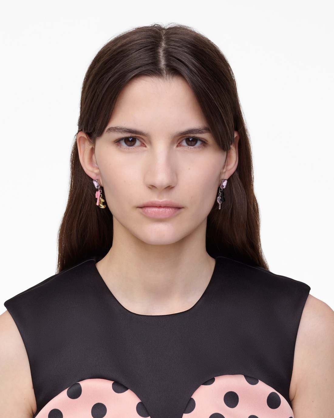 Marc Jacobs Signature | The Dollhouse Charm Earrings Silver/Multi