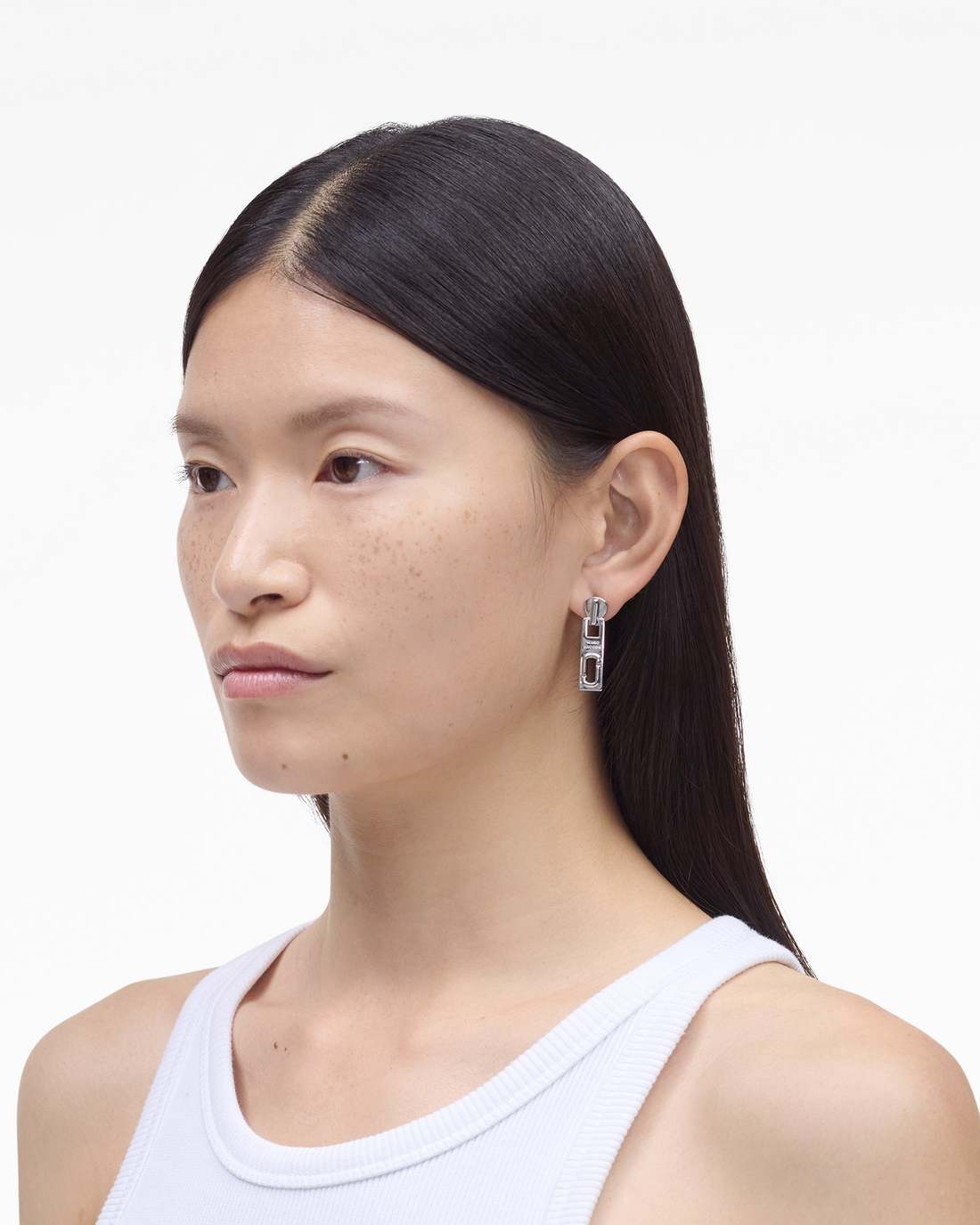 Marc Jacobs Best Seller | J Marc Zipper Earrings Silver