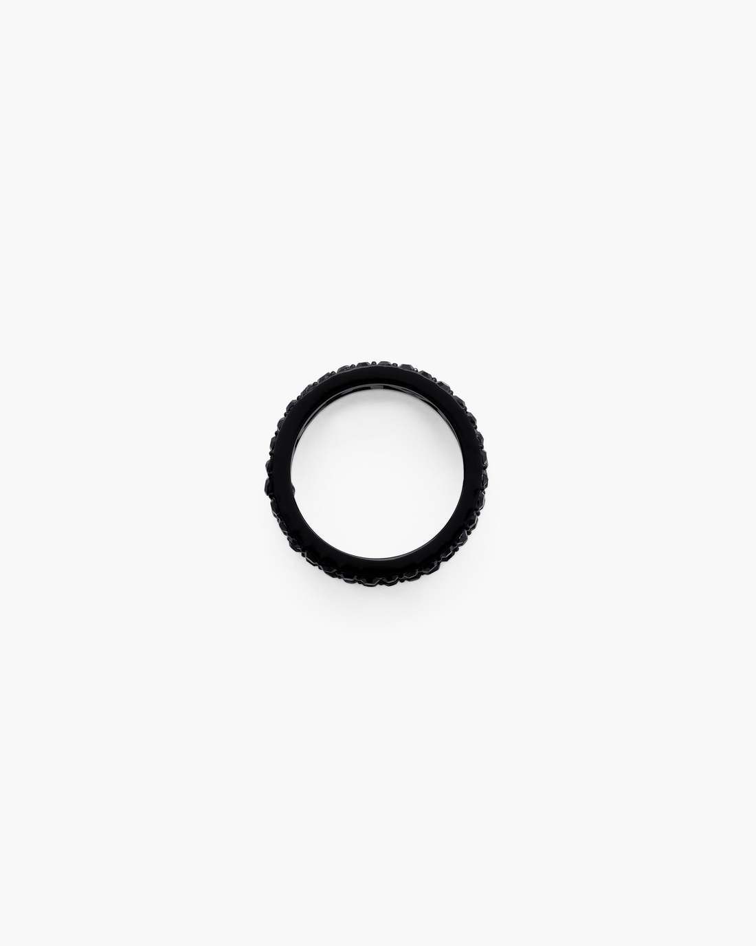 Marc Jacobs Premium | The Monogram Pave Ring Black/Black Crystal