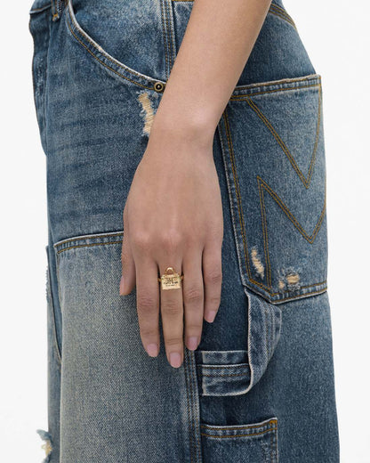 Marc Jacobs Great Value | The Tote Bag Ring Light Antique Gold