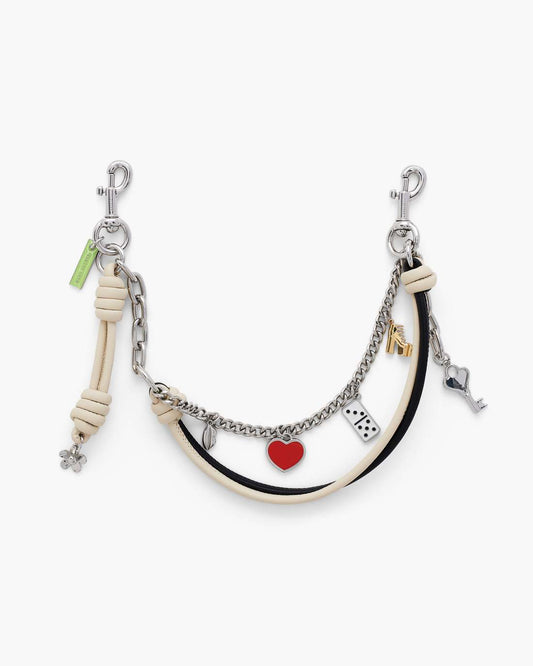 Marc Jacobs Deals | The Mini Icon Chain Bag Charm Black/Cloud White