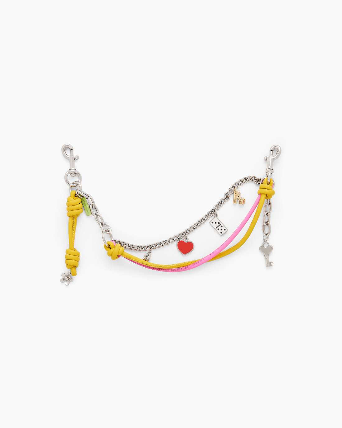 Marc Jacobs Sale | The Mini Icon Chain Bag Charm Bow Pink Multi