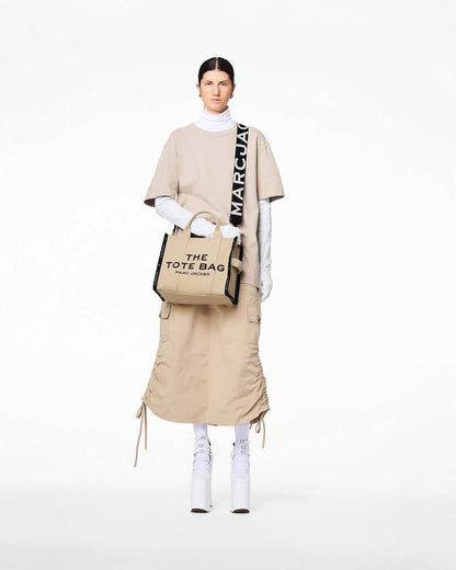Marc Jacobs Trusted | The Logo Webbing Strap Black/White