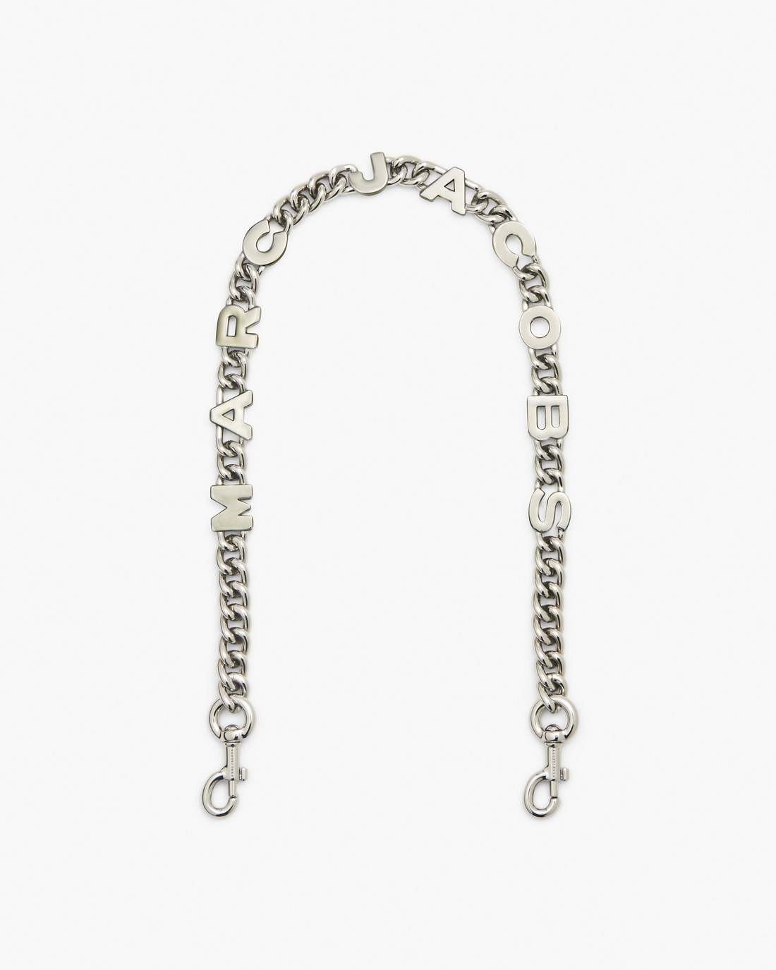 Marc Jacobs Popular | The Logo Chain Shoulder Strap Nickel