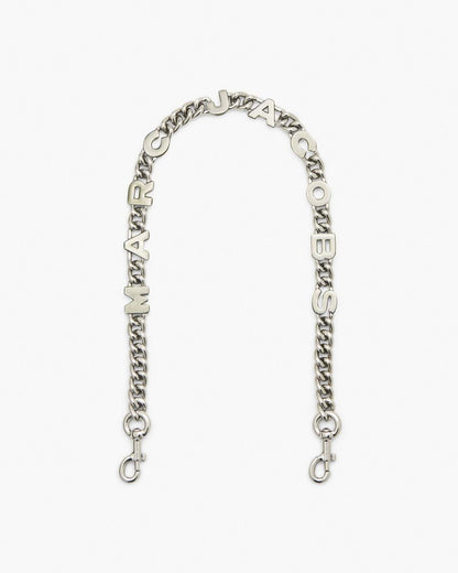 Marc Jacobs Popular | The Logo Chain Shoulder Strap Nickel