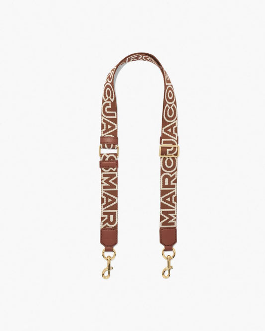 Marc Jacobs Latest | The Thin Outline Logo Webbing Strap Argan Oil Multi