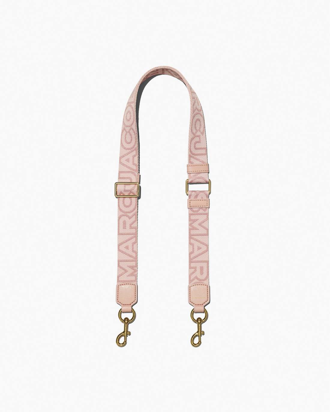 Marc Jacobs Classic | The Thin Outline Logo Webbing Strap Rose Multi