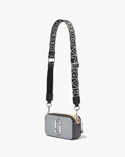 Marc Jacobs Featured | The Thin Outline Logo Webbing Strap Black/Silver