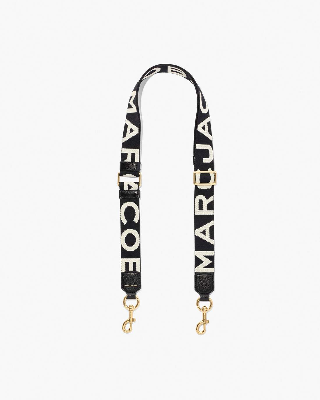 Marc Jacobs Featured | The Thin Logo Webbing Strap Black/White