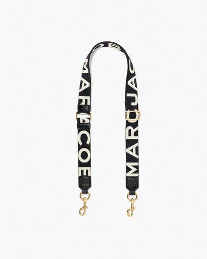 Marc Jacobs Featured | The Thin Logo Webbing Strap Black/White