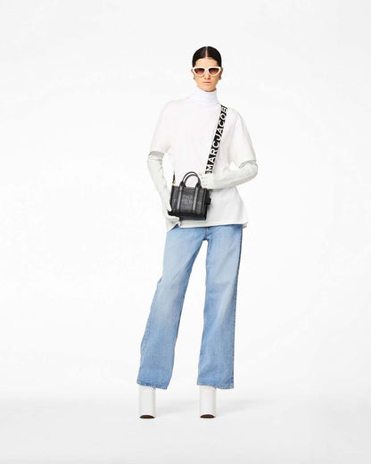 Marc Jacobs Featured | The Thin Logo Webbing Strap Black/White