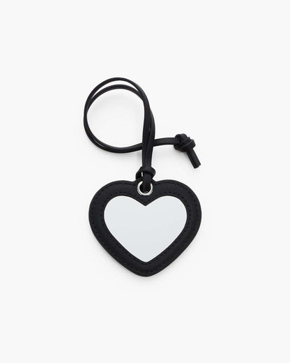 Marc Jacobs Signature | The Heart Mirror Bag Charm Black