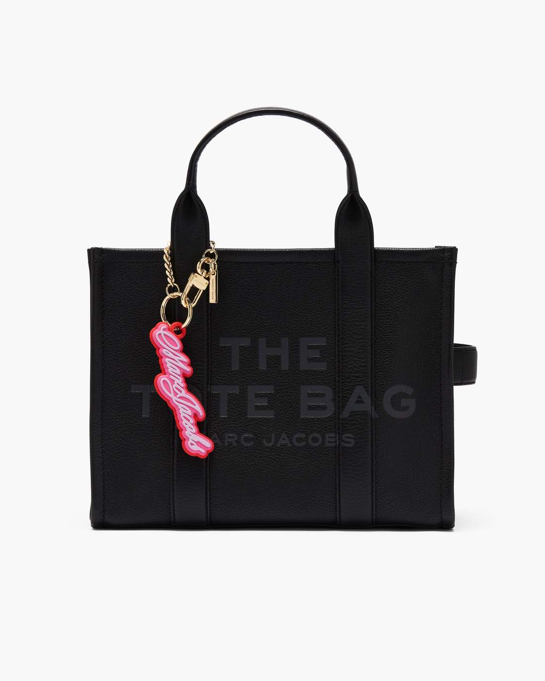 Marc Jacobs Top Pick | The Cursive Logo Bag Charm Bow Pink Multi