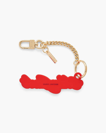 Marc Jacobs Top Pick | The Cursive Logo Bag Charm Bow Pink Multi
