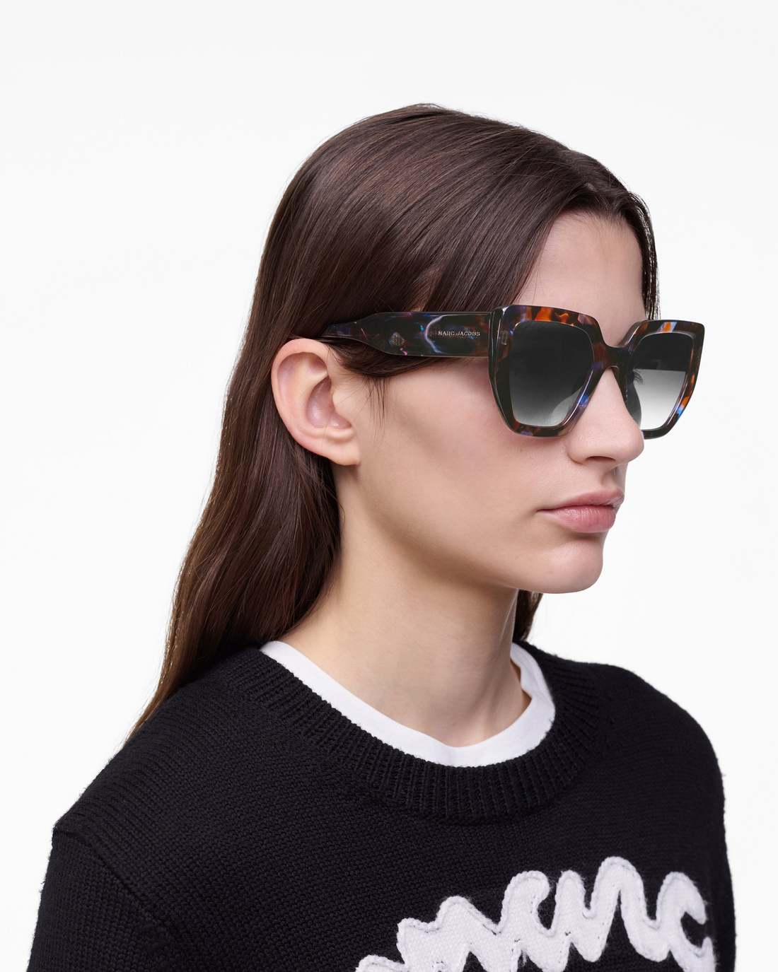 Marc Jacobs New | The J Marc Square Sunglasses Havana Multi