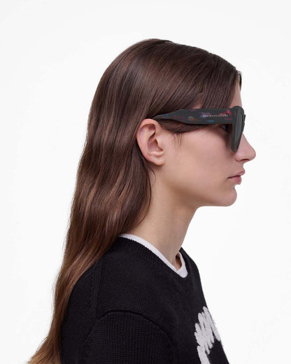 Marc Jacobs New | The J Marc Square Sunglasses Havana Multi
