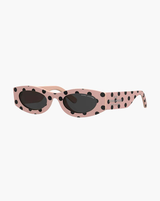 Marc Jacobs Latest | The Oval Sunglasses Peach Multi