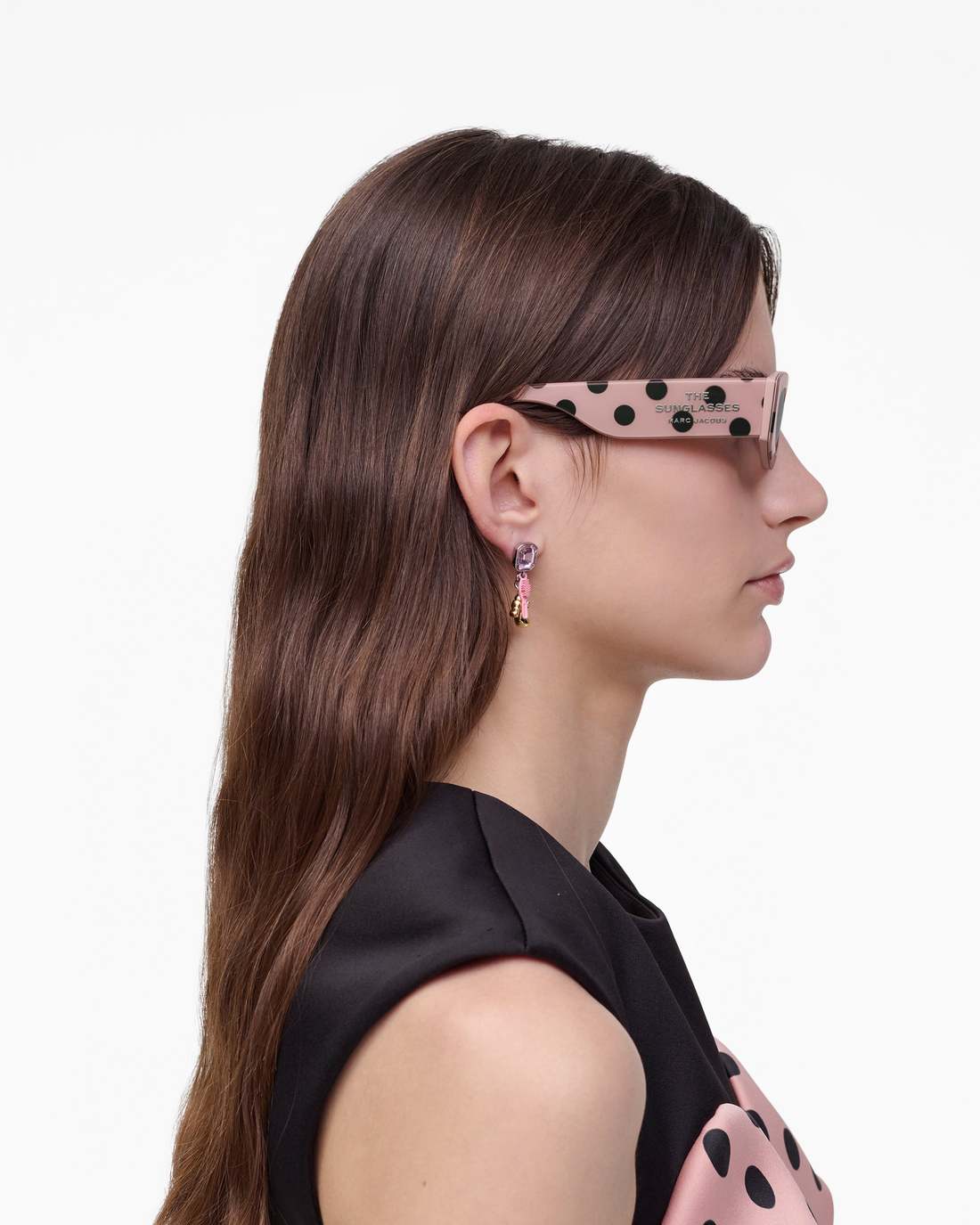 Marc Jacobs Latest | The Oval Sunglasses Peach Multi
