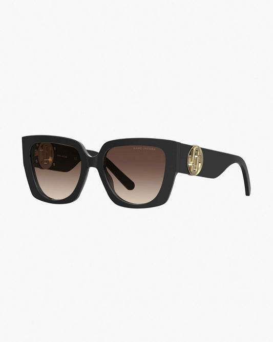 Marc Jacobs Exclusive | The J Marc Square Cutout Sunglasses Black