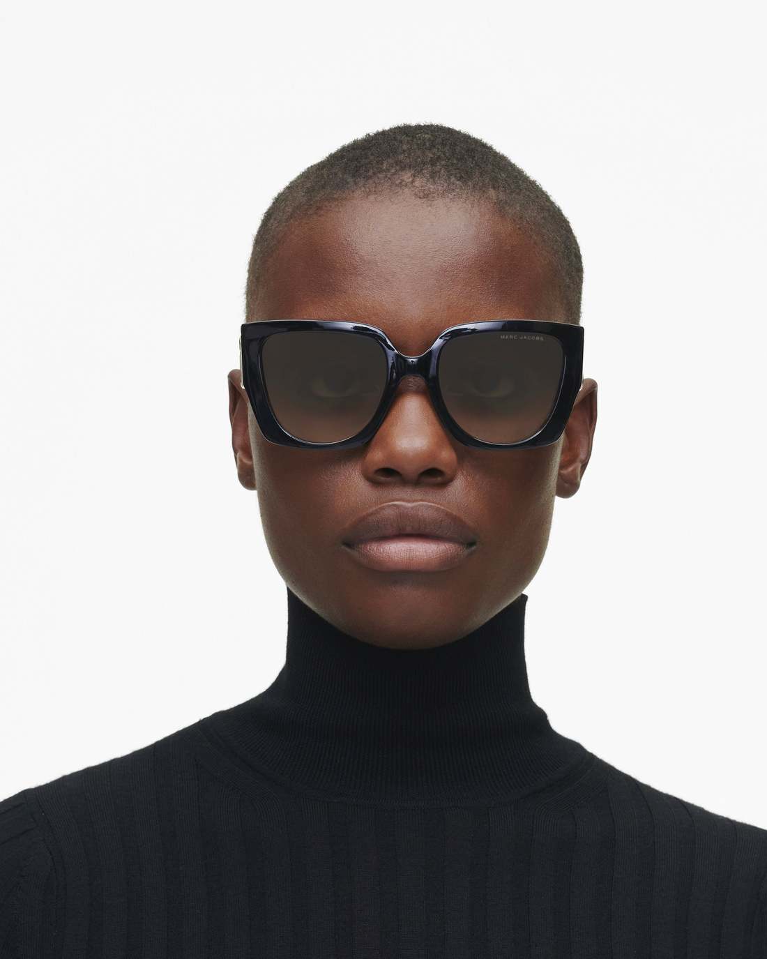 Marc Jacobs Exclusive | The J Marc Square Cutout Sunglasses Black