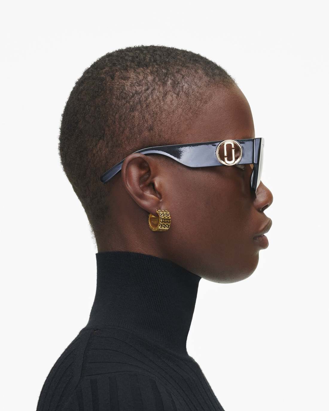Marc Jacobs Exclusive | The J Marc Square Cutout Sunglasses Black