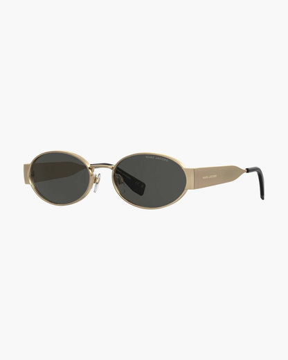 Marc Jacobs Featured | The Classic Logo Round Sunglasses Black/Gold
