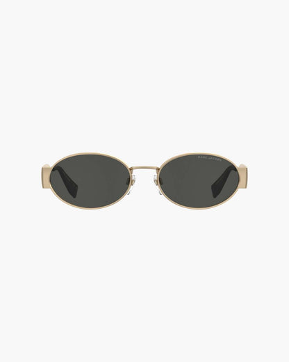 Marc Jacobs Featured | The Classic Logo Round Sunglasses Black/Gold