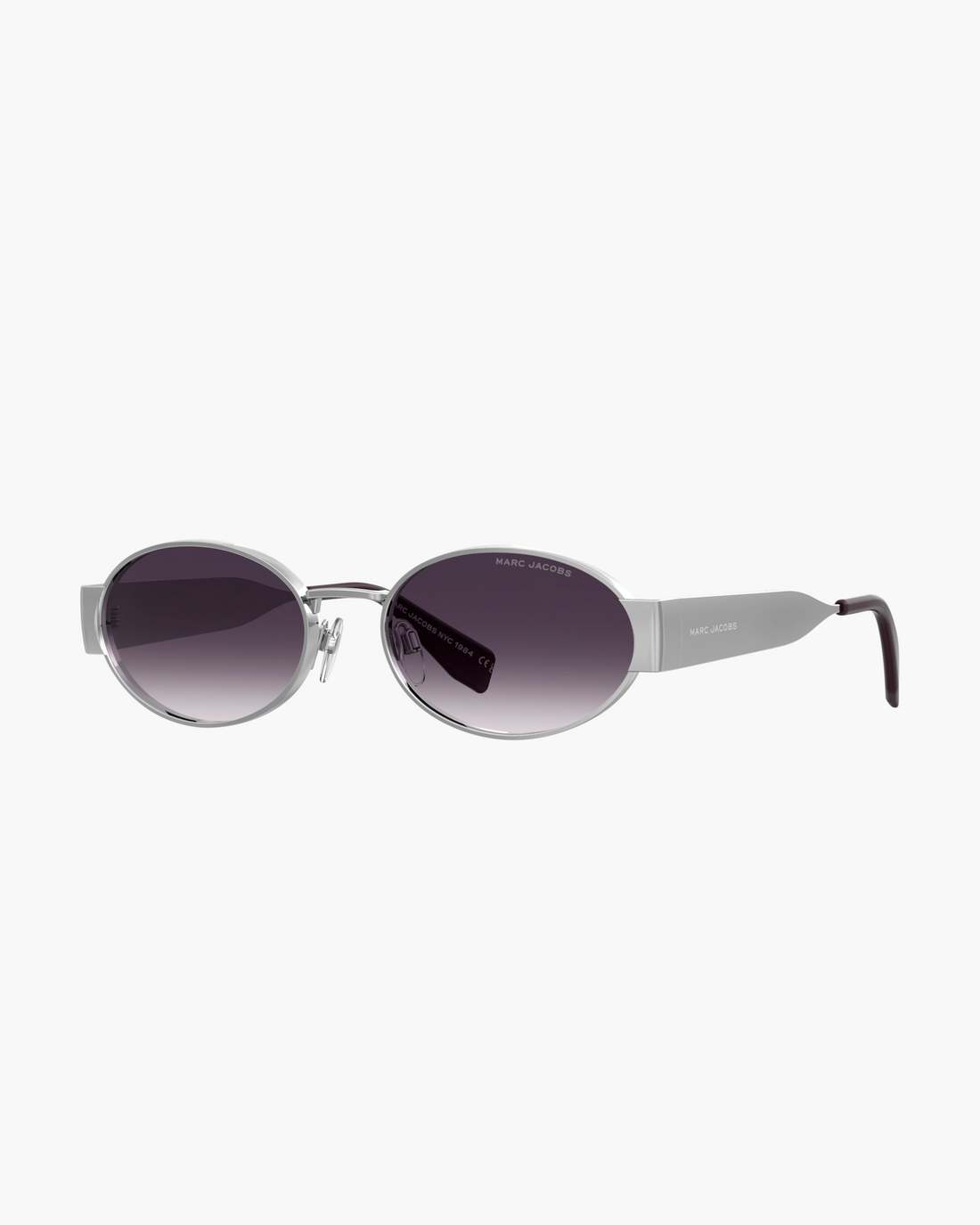 Marc Jacobs Customer Favorite | The Classic Logo Round Sunglasses Silver