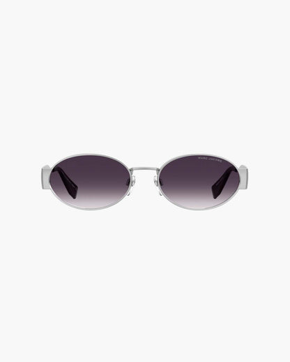 Marc Jacobs Customer Favorite | The Classic Logo Round Sunglasses Silver