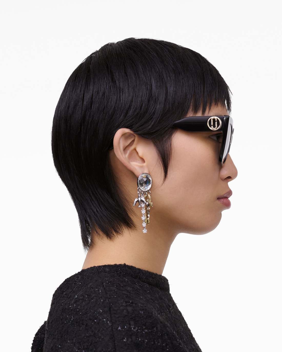 Marc Jacobs Value | The J Marc Square Sunglasses Black