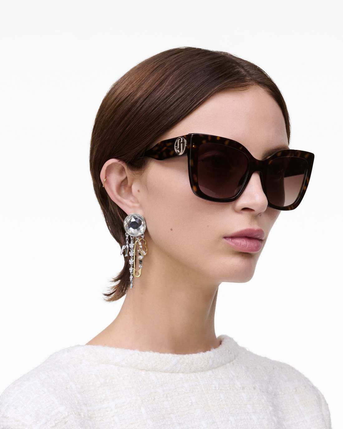 Marc Jacobs Sale | The J Marc Square Sunglasses Havana
