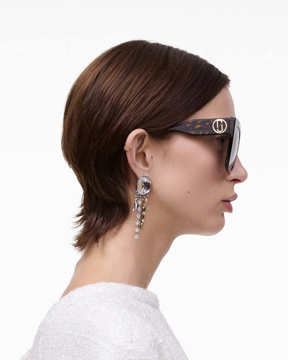 Marc Jacobs Sale | The J Marc Square Sunglasses Havana