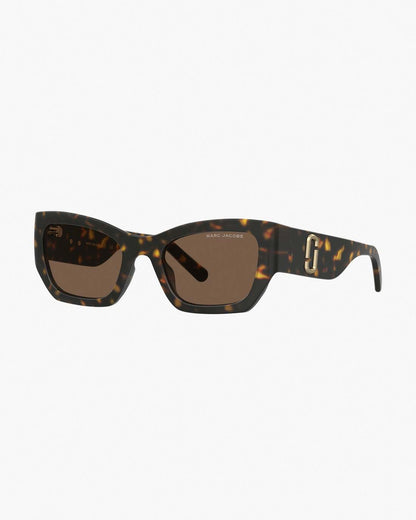 Marc Jacobs Top Pick | The J Marc Square Cat Eye Sunglasses Havana