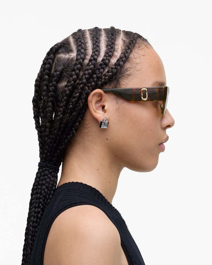 Marc Jacobs Top Pick | The J Marc Square Cat Eye Sunglasses Havana