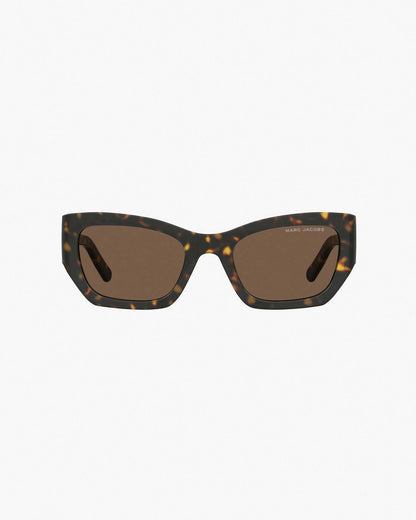 Marc Jacobs Top Pick | The J Marc Square Cat Eye Sunglasses Havana