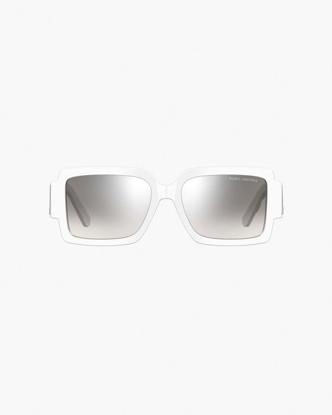 Marc Jacobs Deals | The Bold Logo Square Mirrored Sunglasses White/Grey