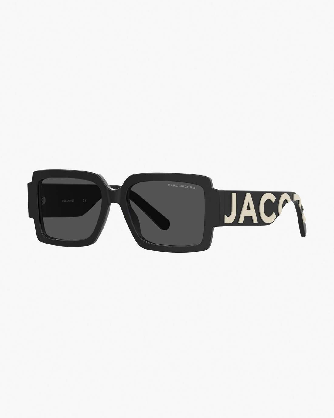 Marc Jacobs Signature | The Bold Logo Square Sunglasses Black/White