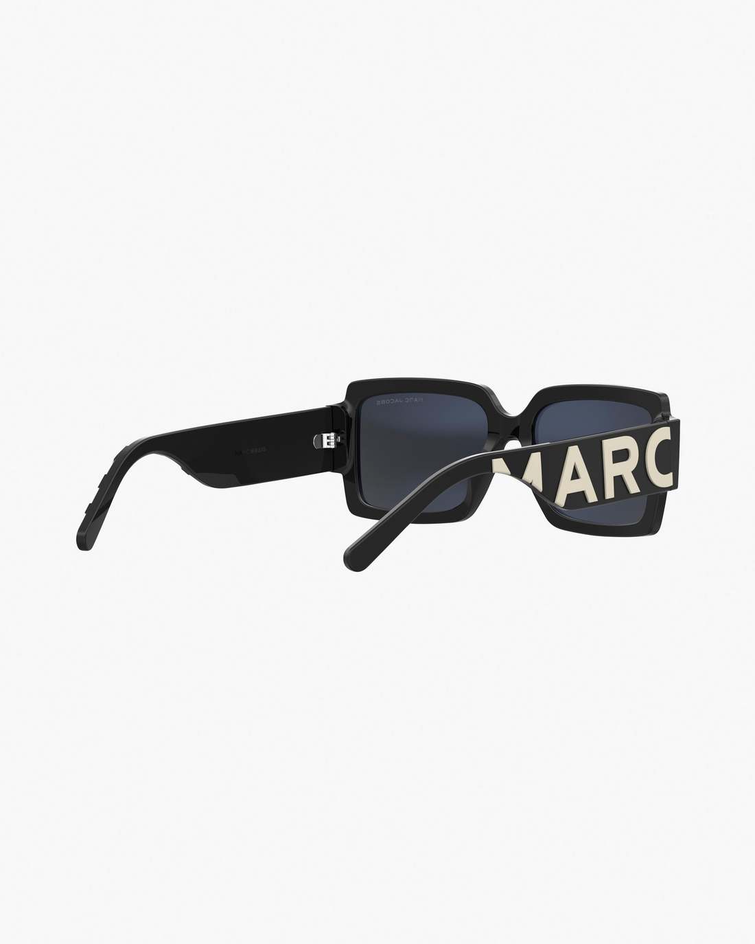 Marc Jacobs Signature | The Bold Logo Square Sunglasses Black/White