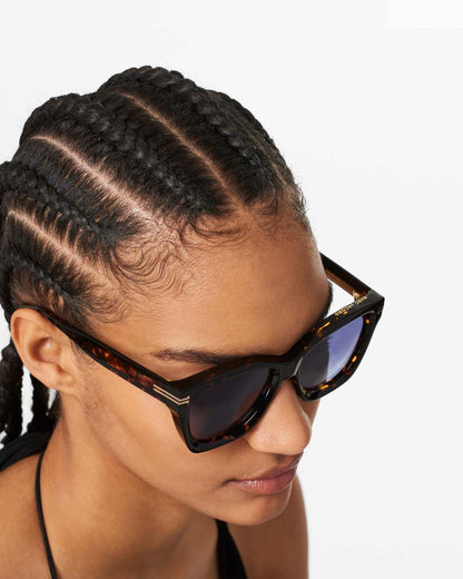 Marc Jacobs Featured | Icon Edge Oversized Square Sunglasses Havana