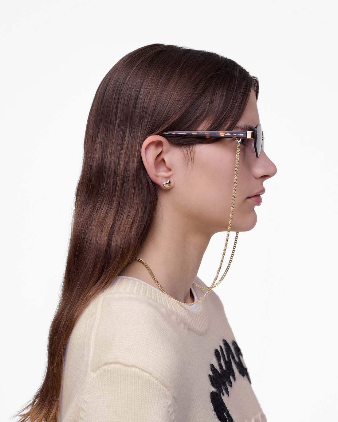 Marc Jacobs New | The Chain Sunglasses Gold