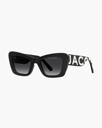 Marc Jacobs Customer Favorite | The Bold Logo Cat Eye Sunglasses Black/White