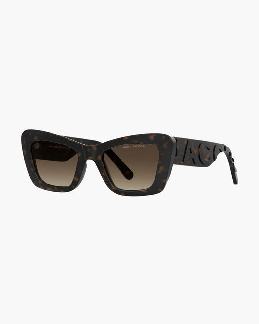 Marc Jacobs Value | The Bold Logo Cat Eye Sunglasses Havana